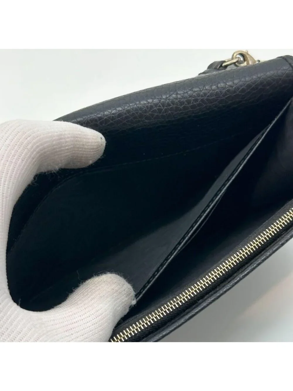 Gucci Soho Chain Wallet Interlocking - Picture 14 of 16